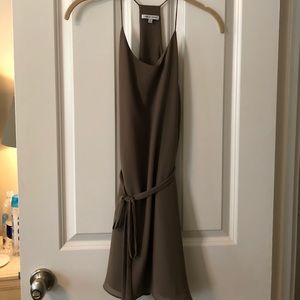 Naked Zebra tie mini dress - S